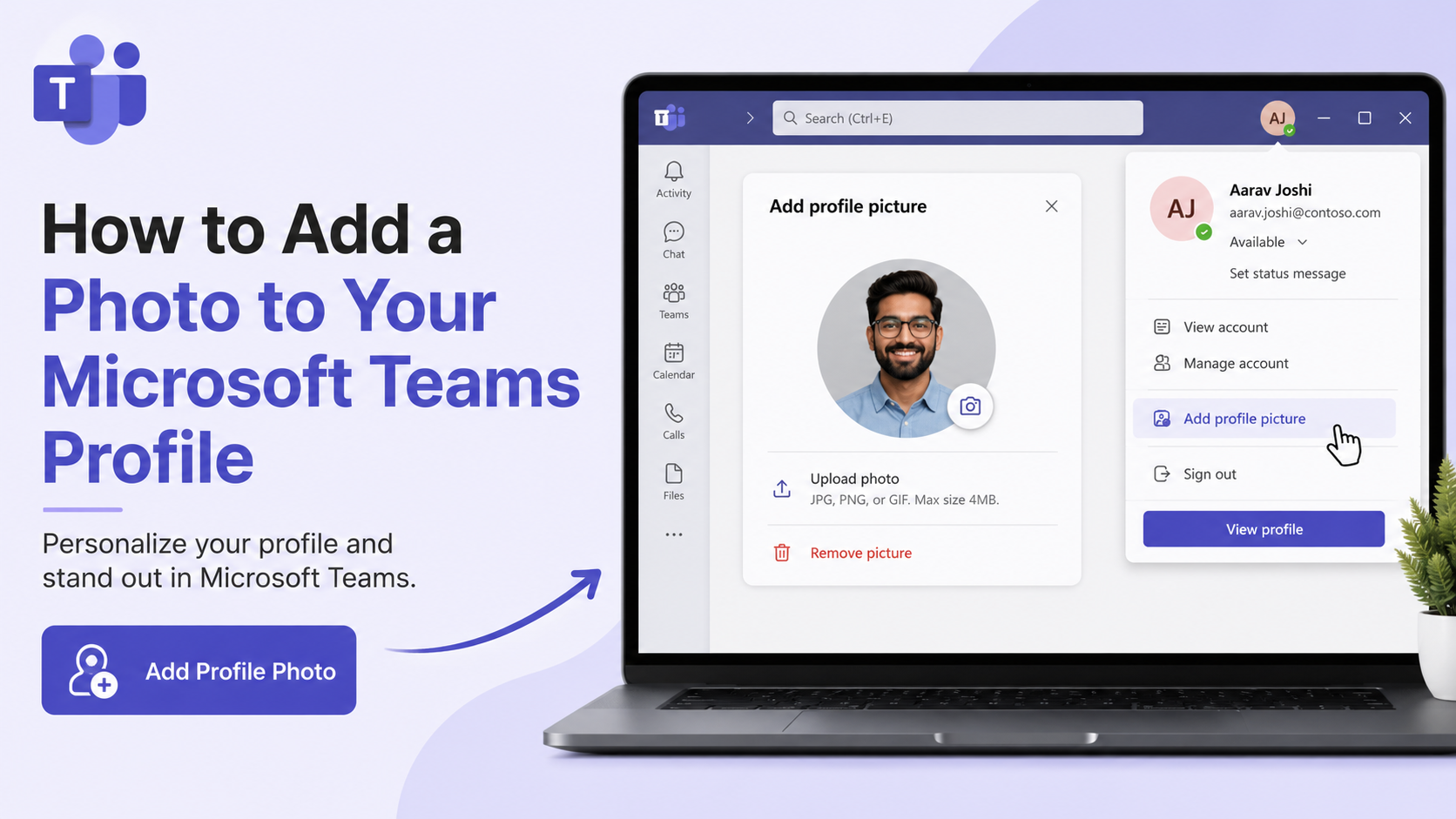 How to Add a Photo to Your Microsoft Teams Profile