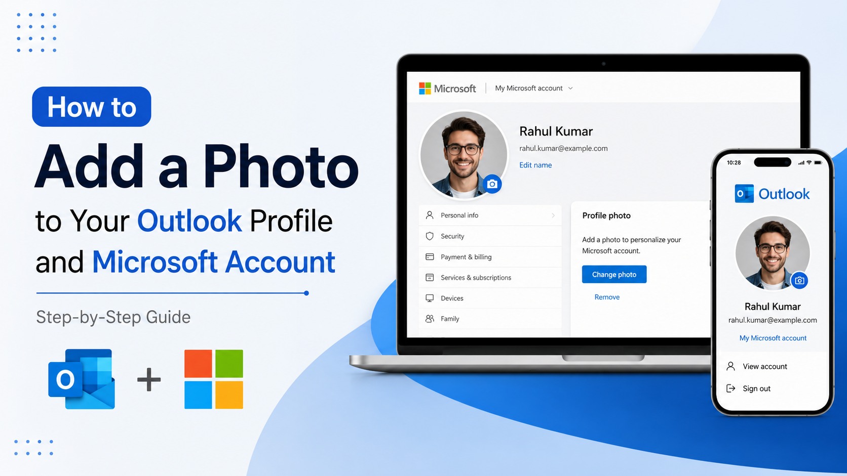 How to Add a Photo to Your Outlook Profile and Microsoft Account