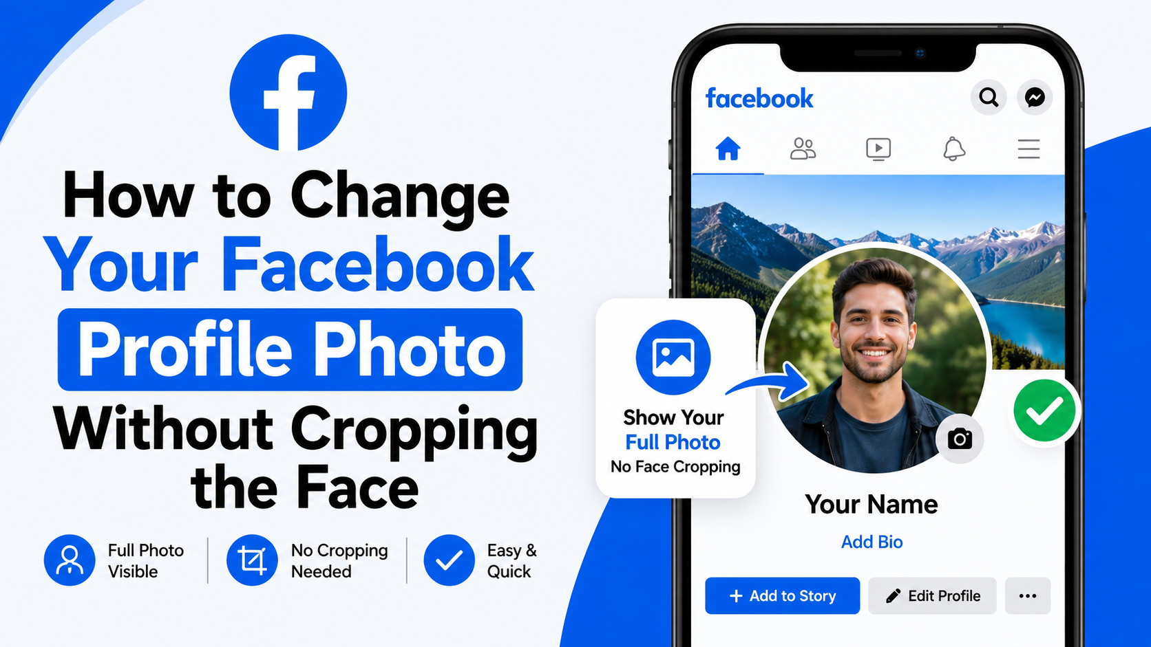 How to Change Your Facebook Profile Photo Without Cropping the Face