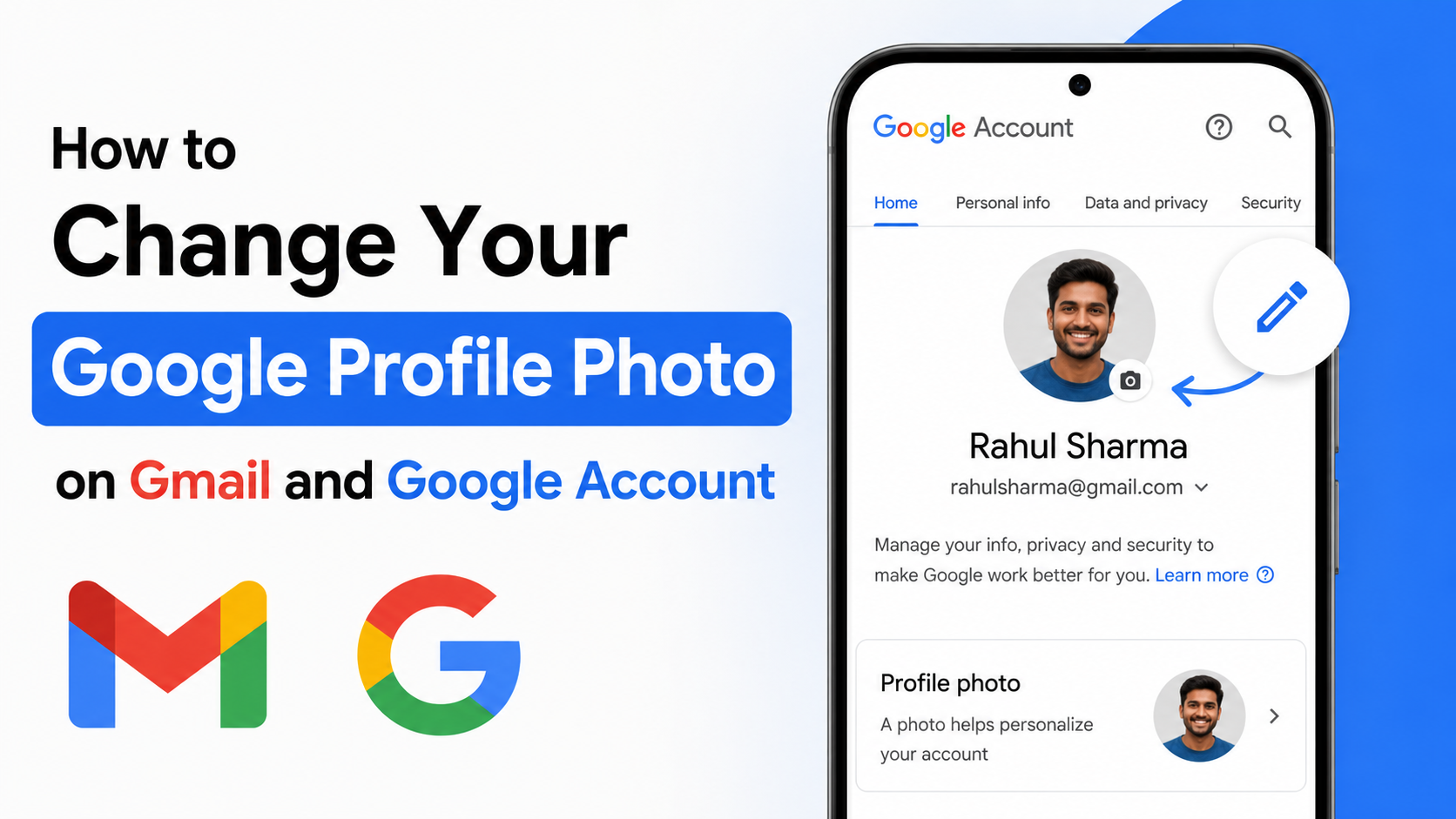 How to Change Your Google Profile Photo on Gmail and Google Account