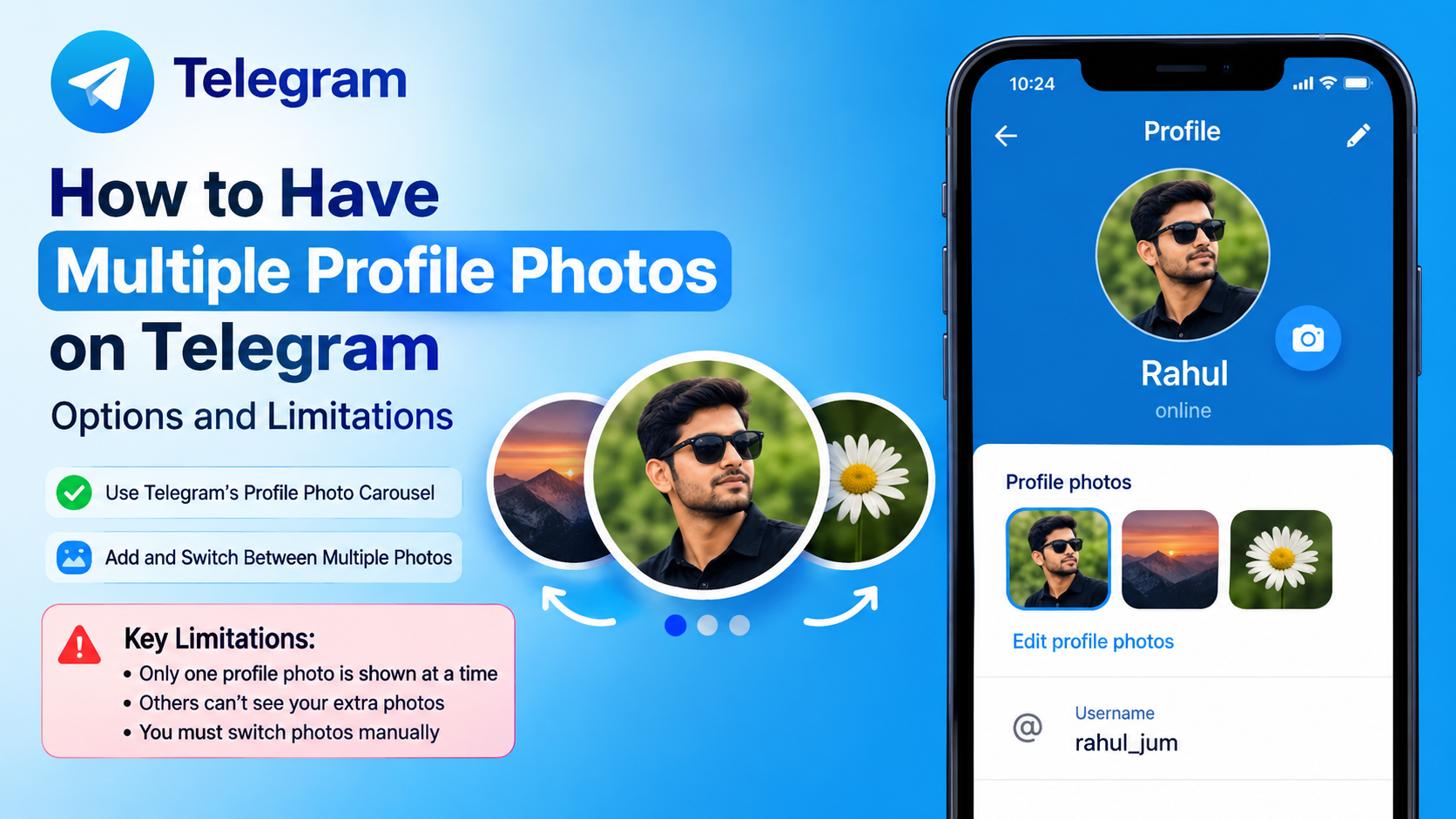 How to Have Multiple Profile Photos on Telegram: Options and Limitations