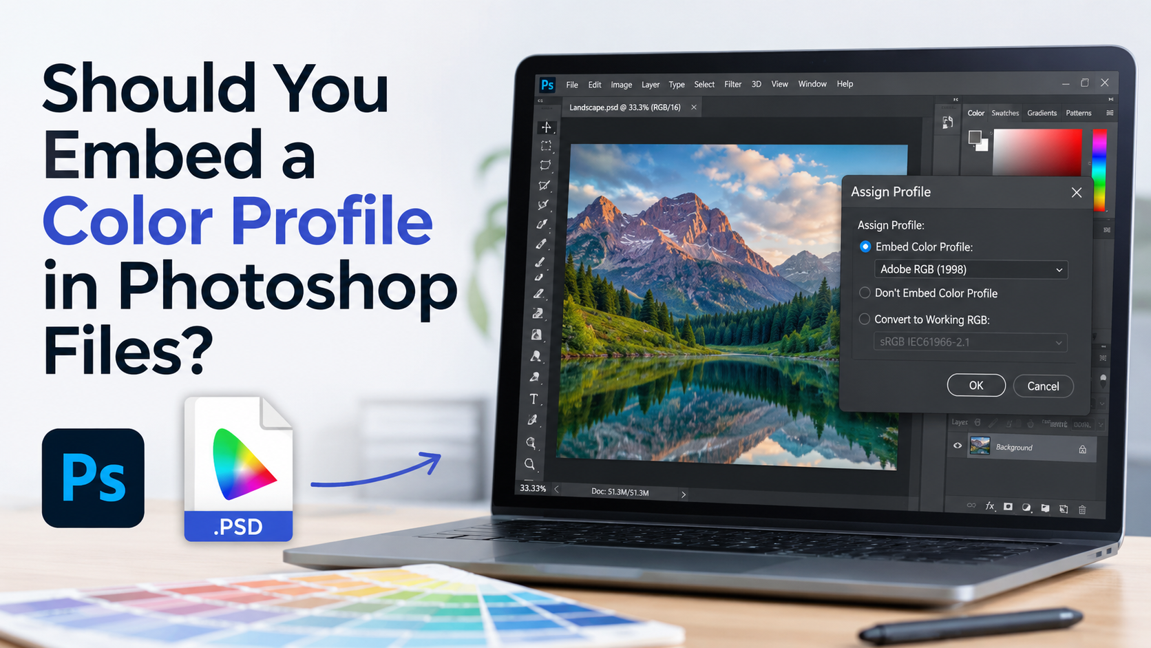 Should You Embed a Color Profile in Photoshop Files?