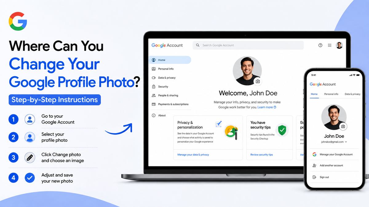 Where Can You Change Your Google Profile Photo? Step-by-Step Instructions