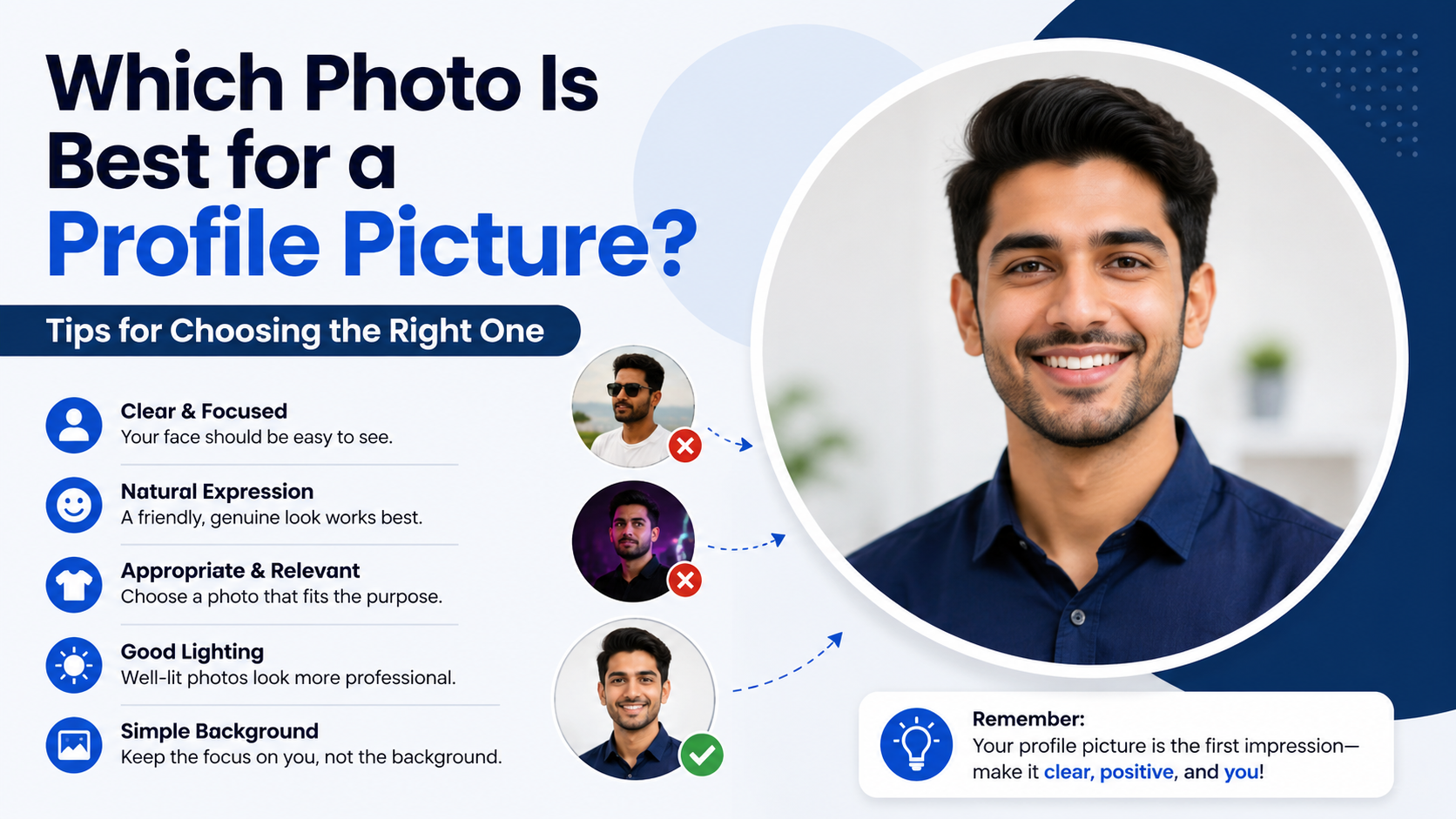 Which Photo Is Best for a Profile Picture? Tips for Choosing the Right One