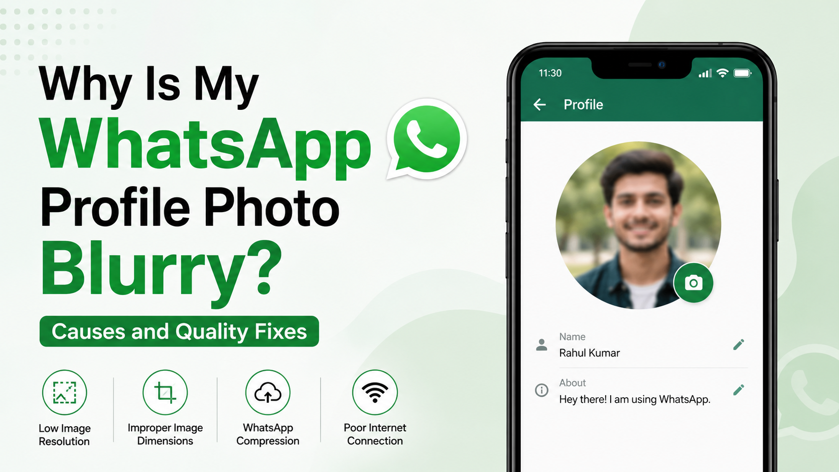 Why Is My WhatsApp Profile Photo Blurry? Causes and Quality Fixes