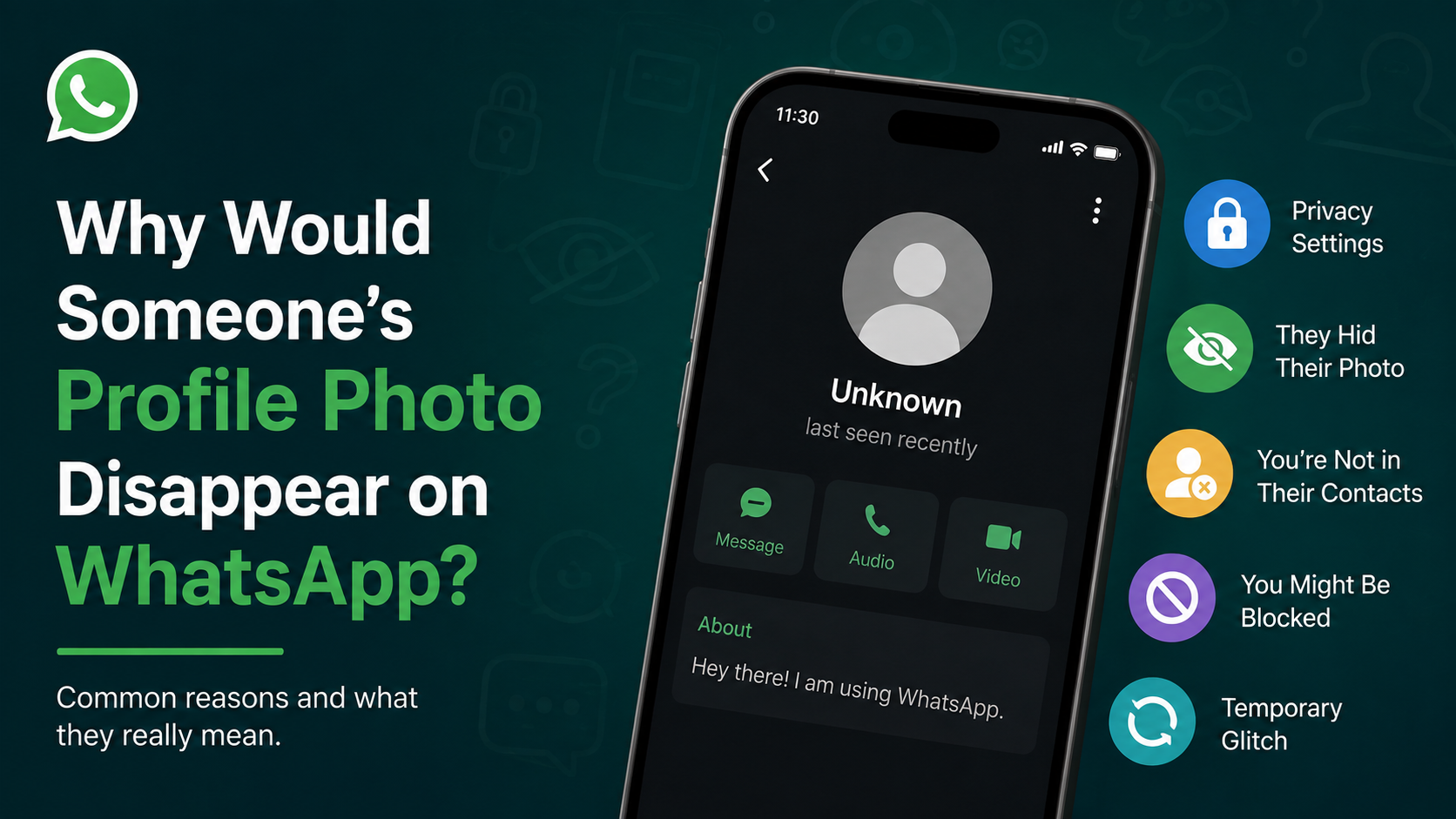 Why Would Someone’s Profile Photo Disappear on WhatsApp?