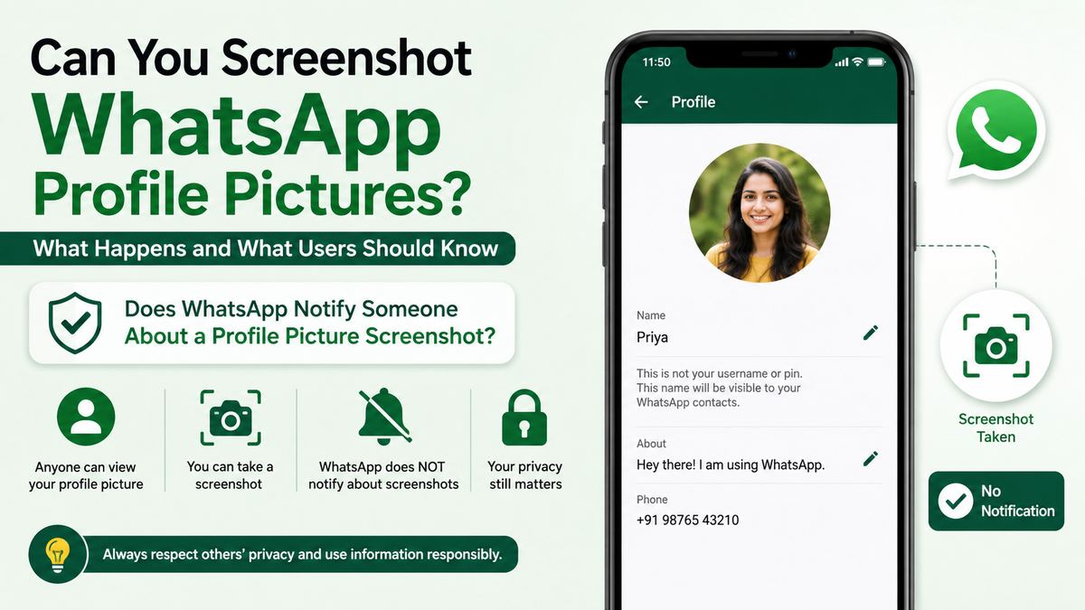 Does WhatsApp Notify Someone About a Profile Picture Screenshot?
