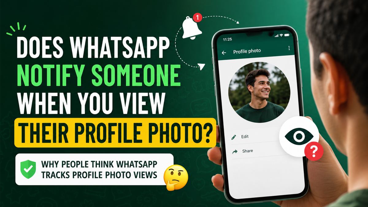 Why People Think WhatsApp Tracks Profile Photo Views