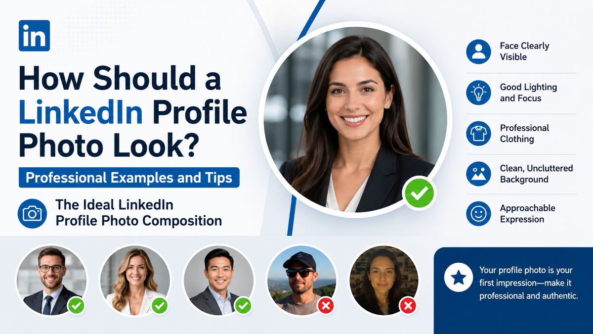 The Ideal LinkedIn Profile Photo Composition
