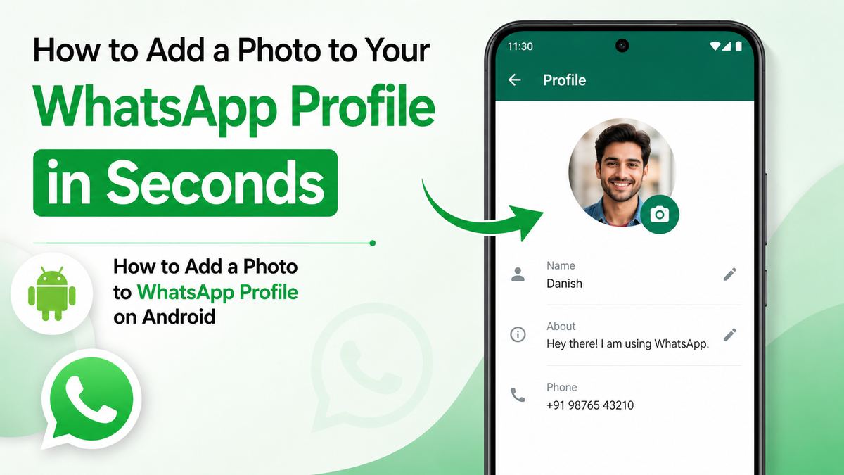 How to Add a Photo to WhatsApp Profile on Android