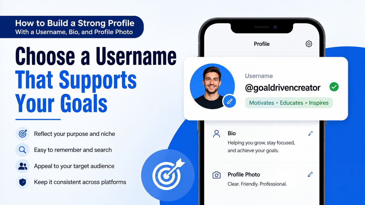 Choose a Username That Supports Your Goals