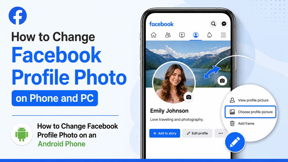 How to Change Facebook Profile Photo on an Android Phone