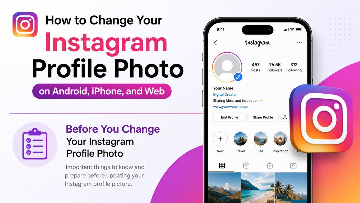 Before You Change Your Instagram Profile Photo