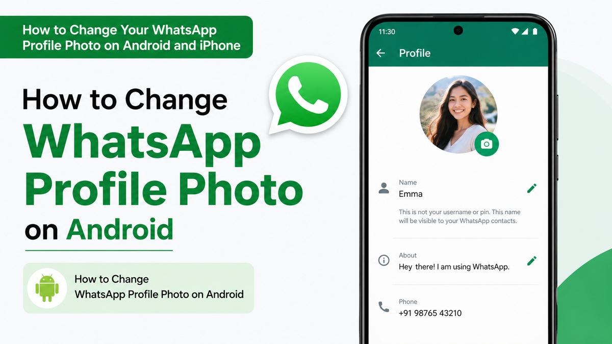 How to Change WhatsApp Profile Photo on Android