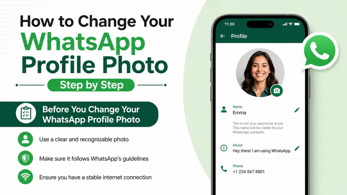 Before You Change Your WhatsApp Profile Photo