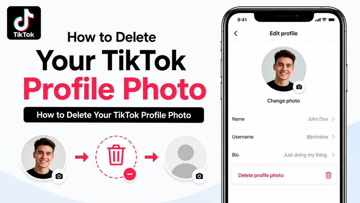 How to Delete Your TikTok Profile Photo