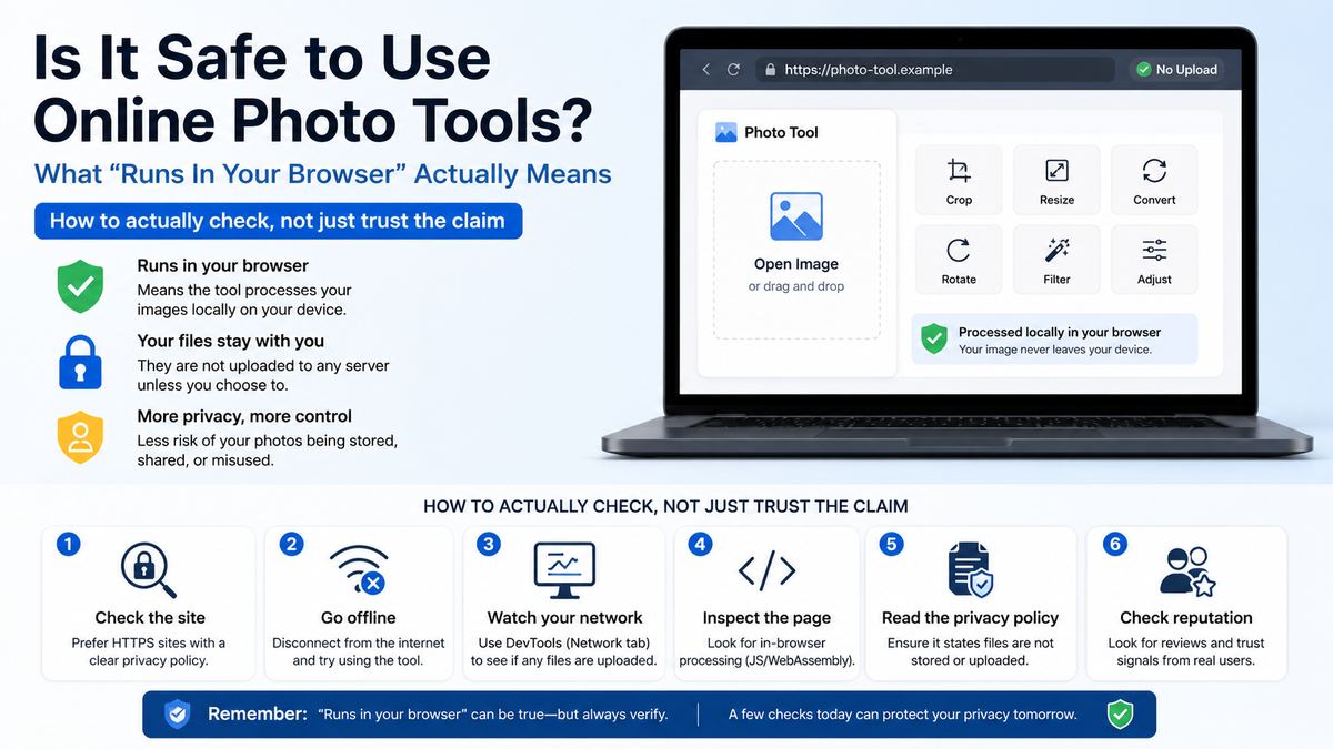 How to actually check, not just trust the claim
