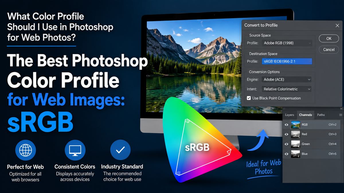 The Best Photoshop Color Profile for Web Images: sRGB