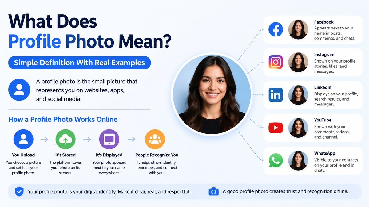 How a Profile Photo Works Online