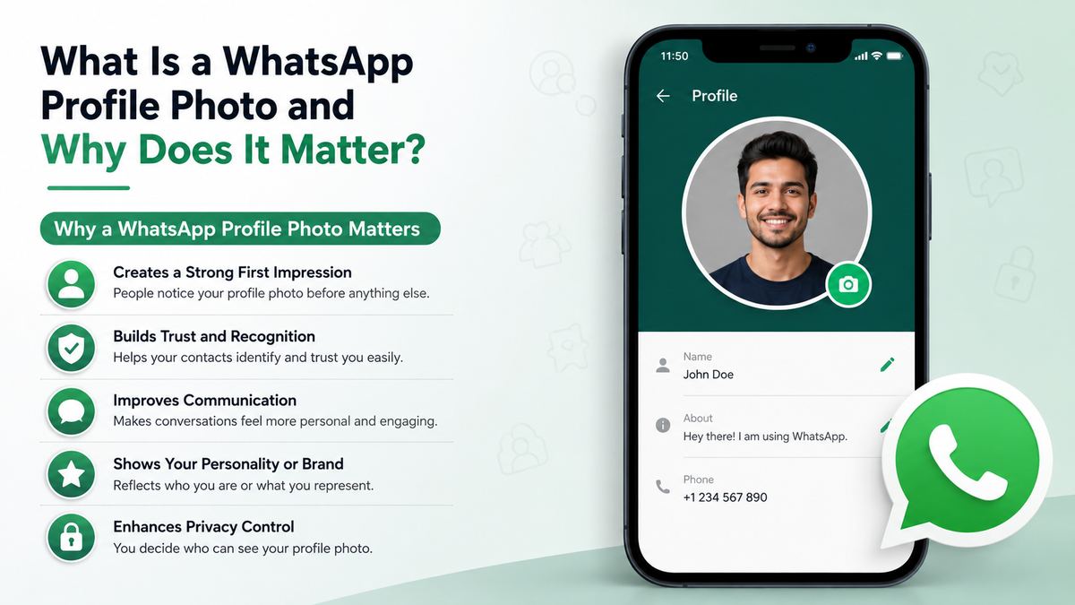 Why a WhatsApp Profile Photo Matters