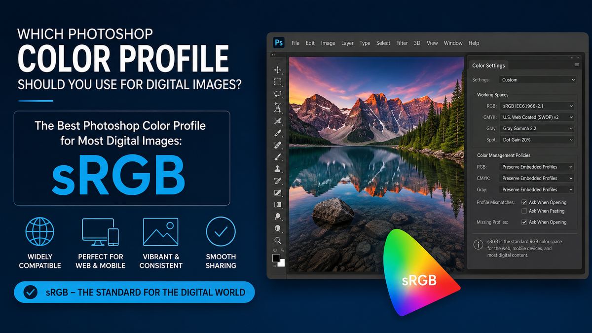 The Best Photoshop Color Profile for Most Digital Images: sRGB