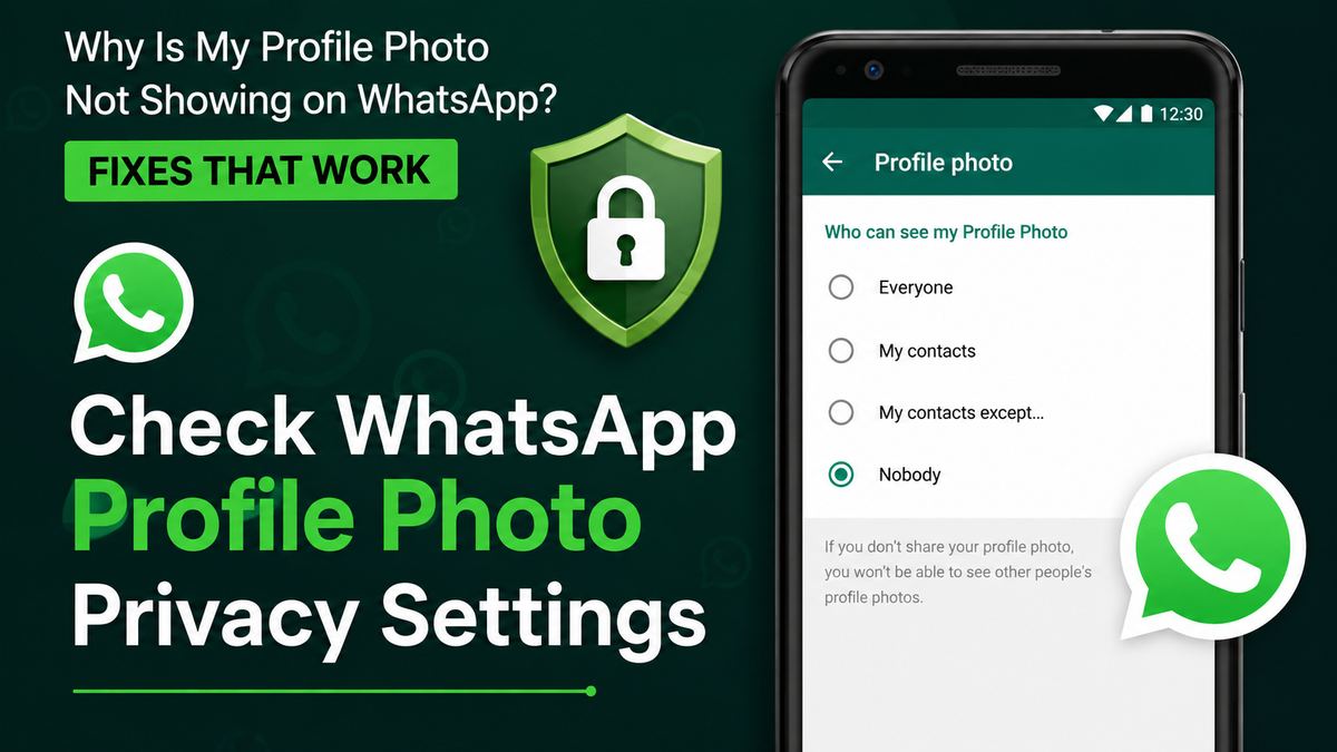 Check WhatsApp Profile Photo Privacy Settings