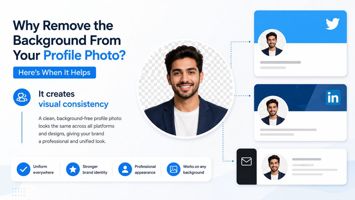 It creates visual consistency