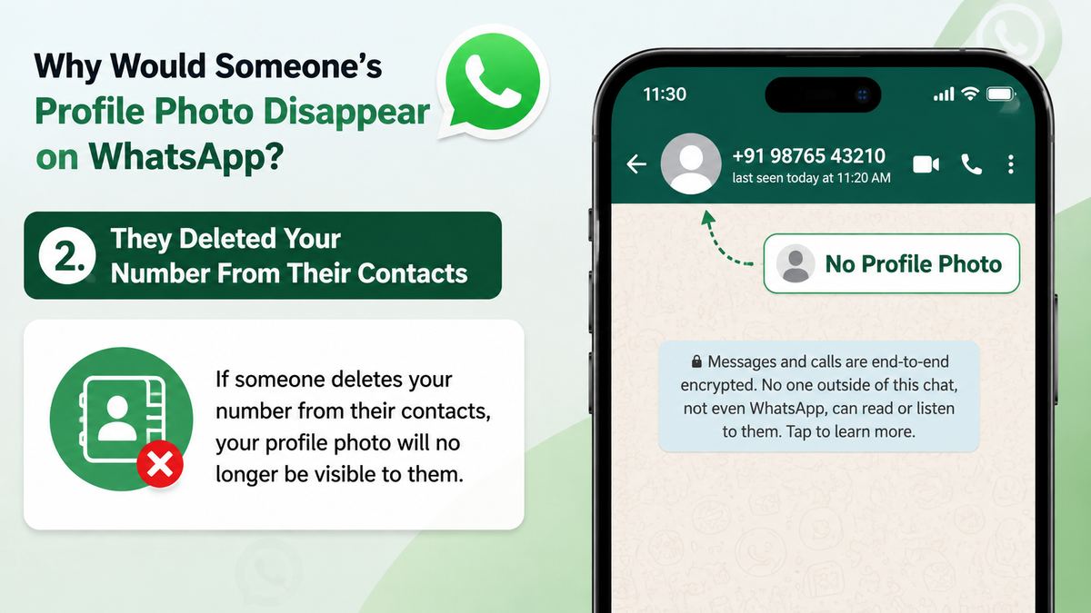 2. They Deleted Your Number From Their Contacts