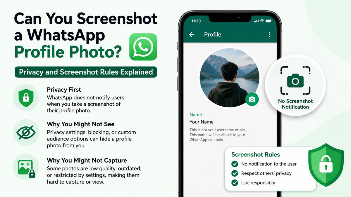 Why You Might Not See or Capture a Profile Photo
