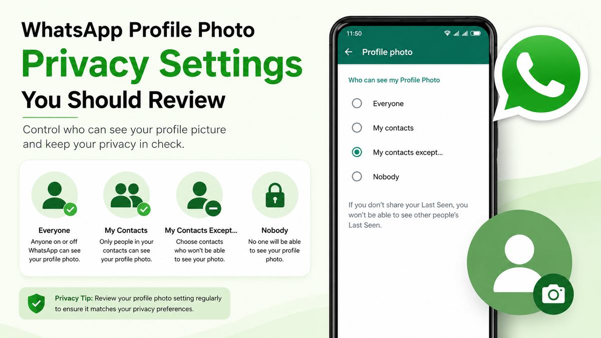 WhatsApp Profile Photo Privacy Settings You Should Review