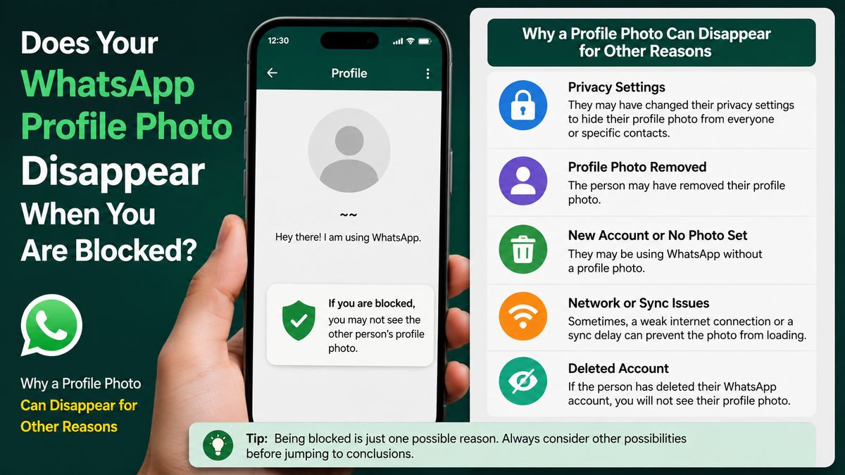 Why a Profile Photo Can Disappear for Other Reasons