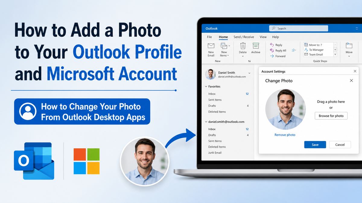 How to Change Your Photo From Outlook Desktop Apps