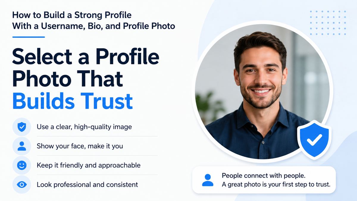 Select a Profile Photo That Builds Trust