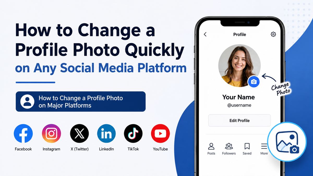 How to Change a Profile Photo on Major Platforms