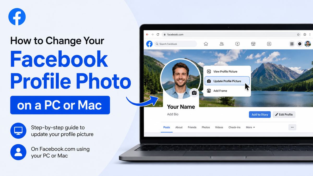How to Change Facebook Profile Photo on a PC or Mac