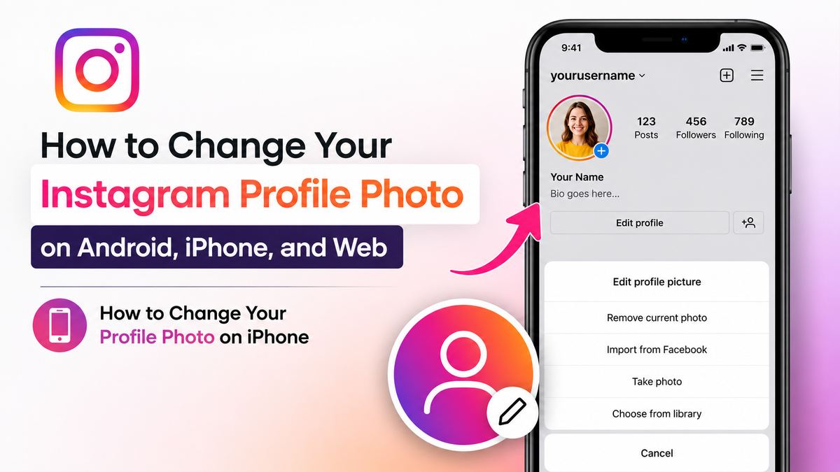How to Change Your Instagram Profile Photo on iPhone