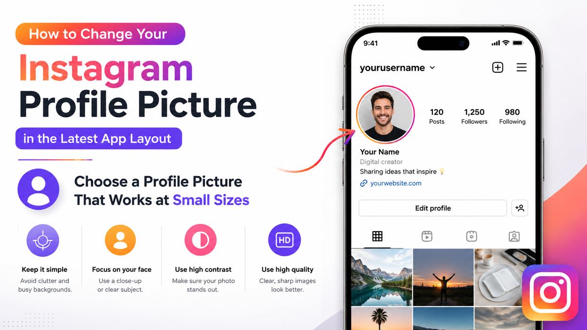 Choose a Profile Picture That Works at Small Sizes