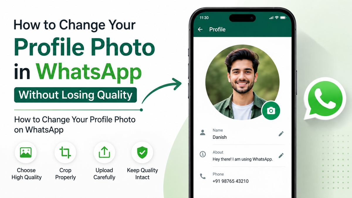How to Change Your Profile Photo on WhatsApp