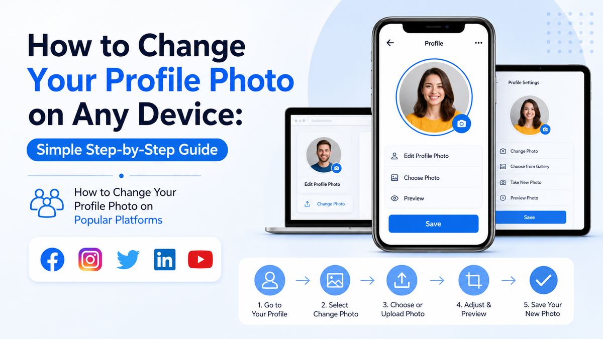How to Change Your Profile Photo on Popular Platforms