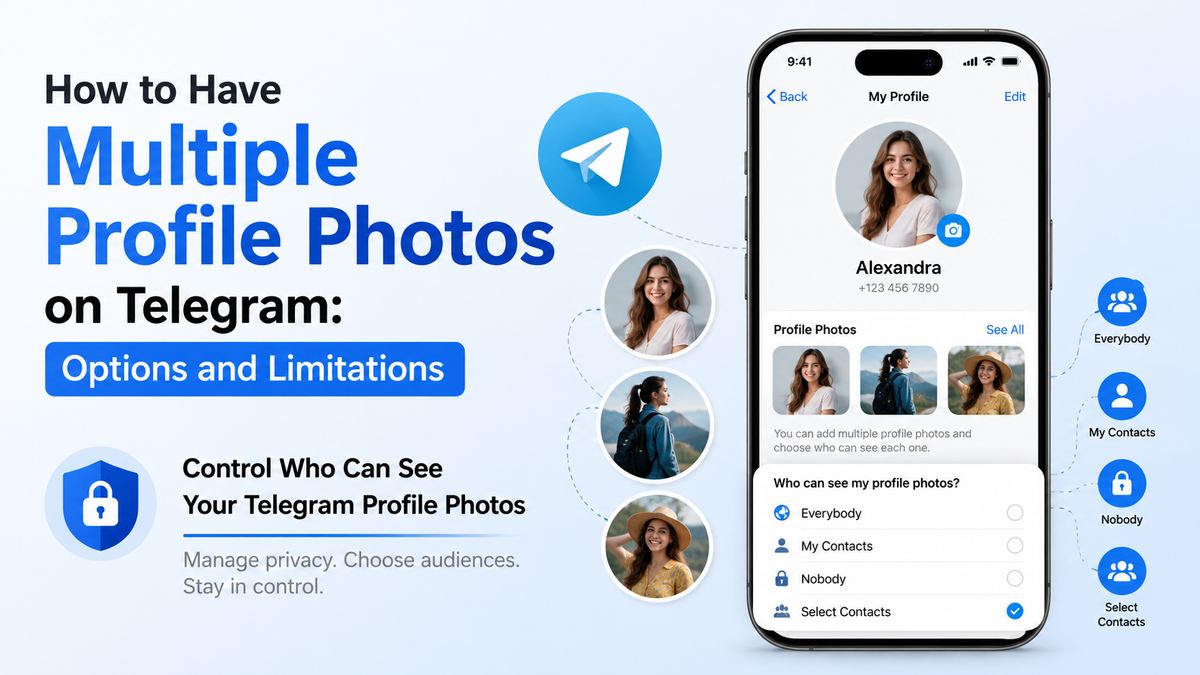 Control Who Can See Your Telegram Profile Photos