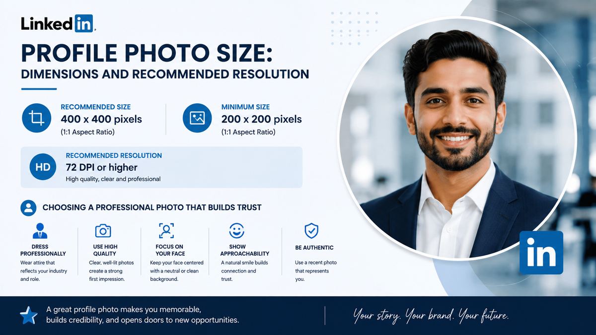 Choosing a Professional Photo That Builds Trust