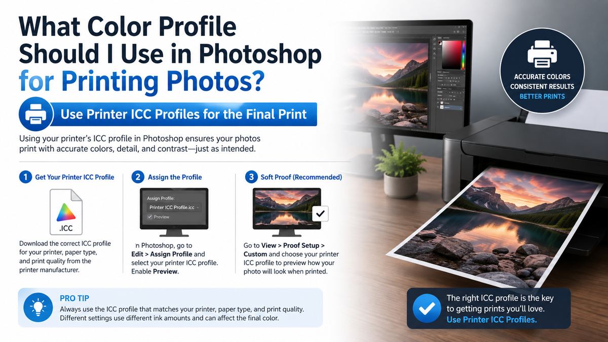 Use Printer ICC Profiles for the Final Print
