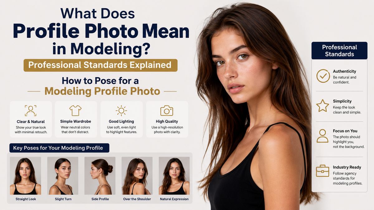 How to Pose for a Modeling Profile Photo