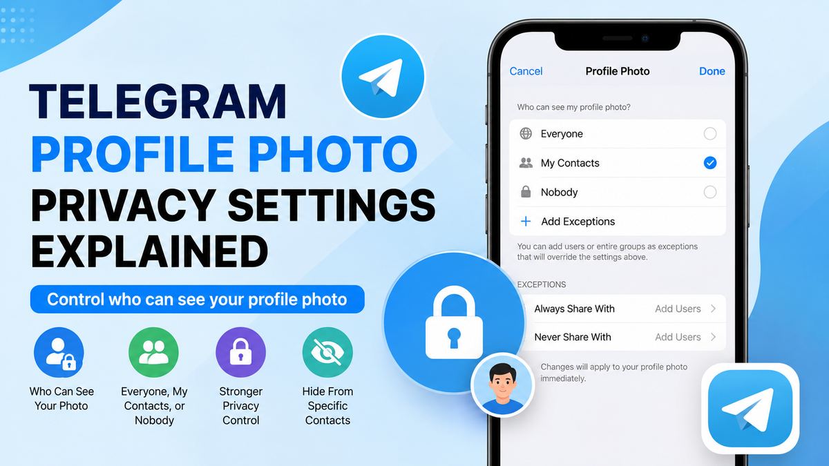 Telegram Profile Photo Privacy Settings Explained