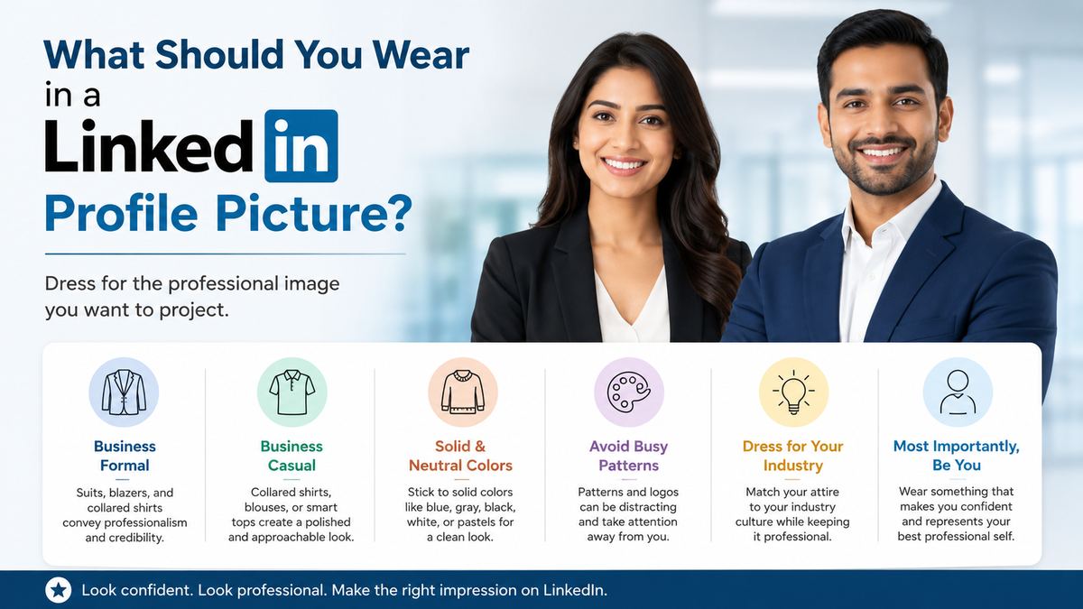 What Should You Wear in a LinkedIn Profile Picture?