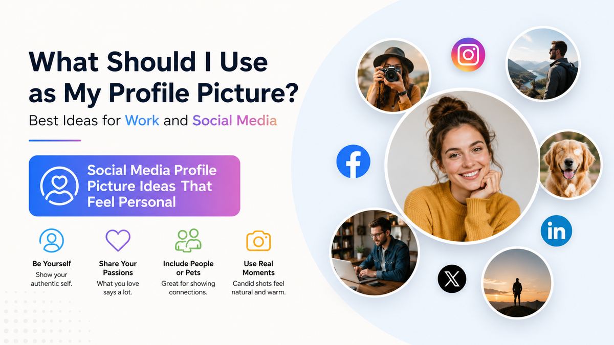 Social Media Profile Picture Ideas That Feel Personal