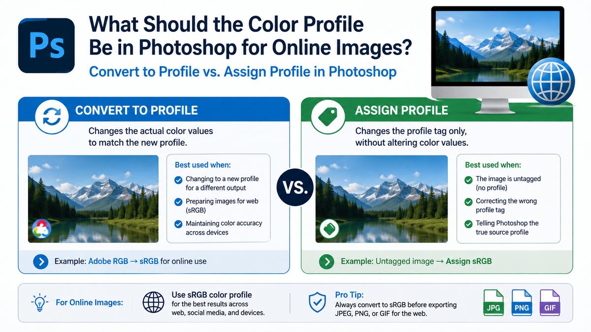 Convert to Profile vs. Assign Profile in Photoshop