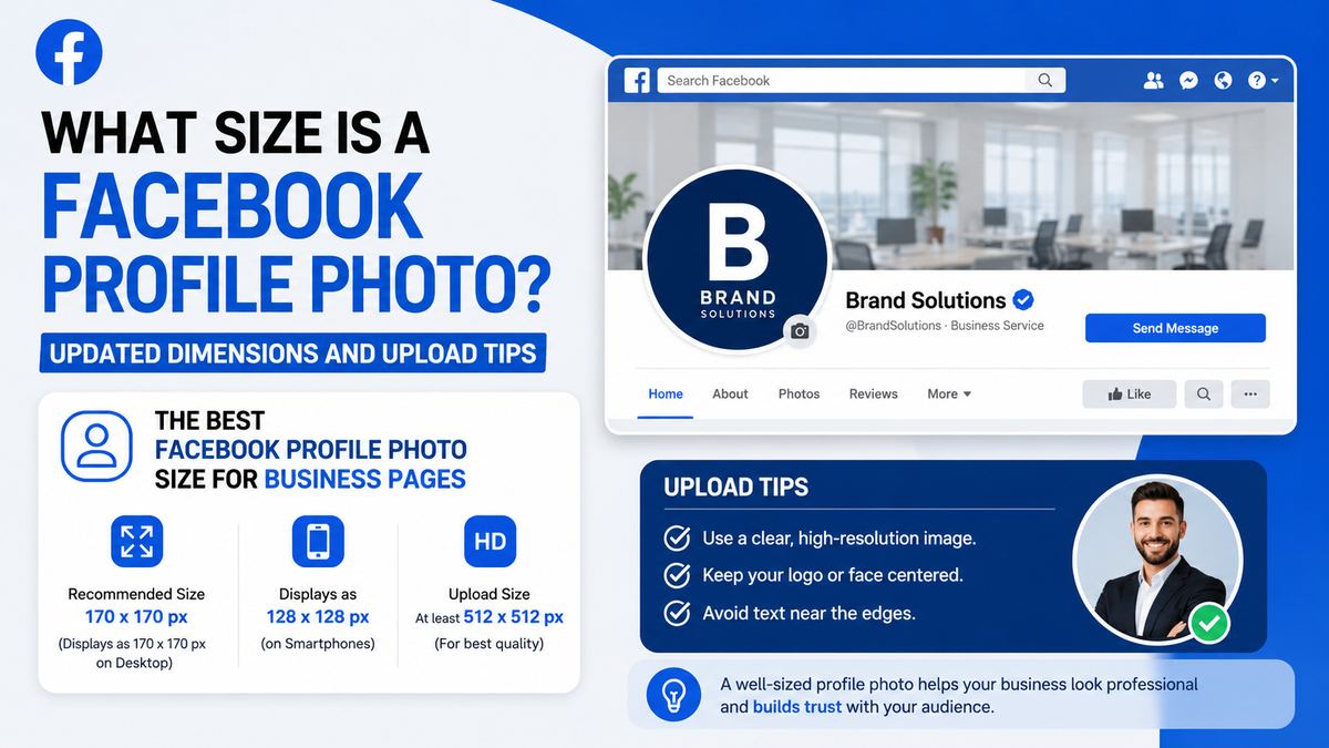 The Best Facebook Profile Photo Size for Business Pages