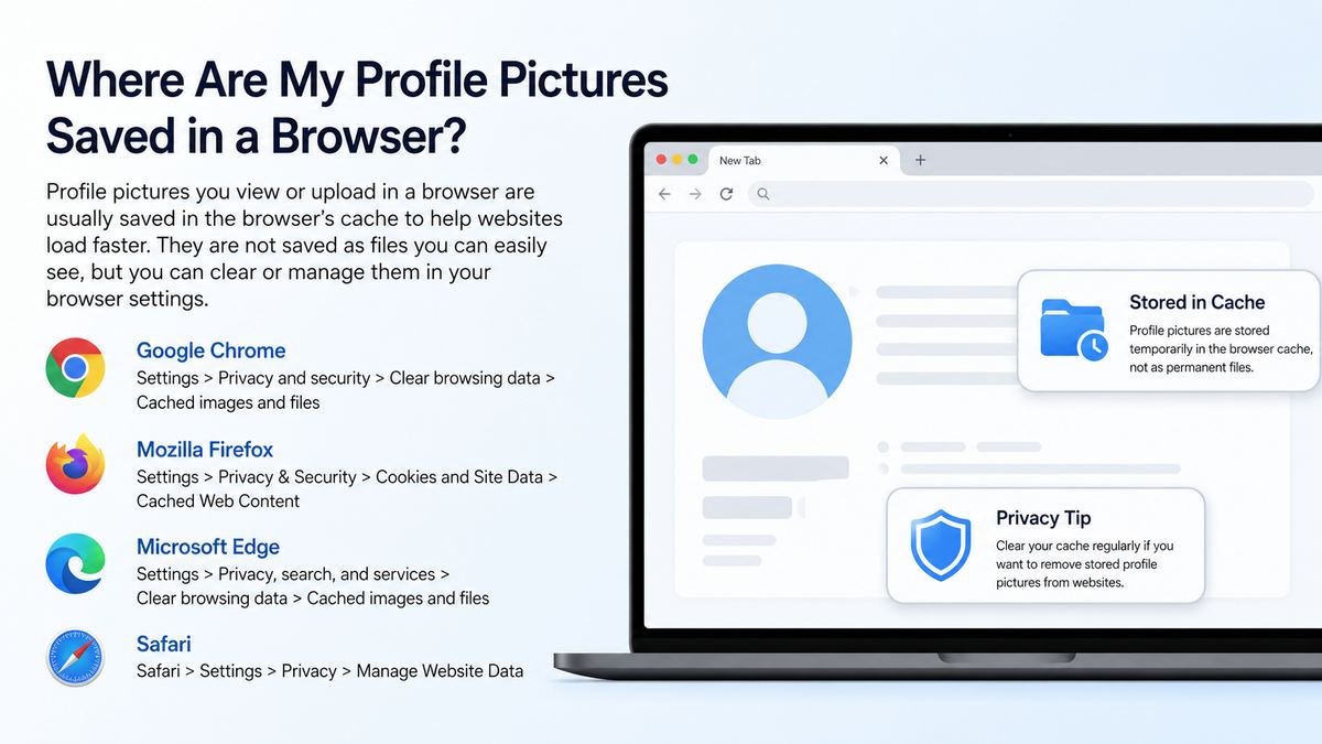 Where Are My Profile Pictures Saved in a Browser?