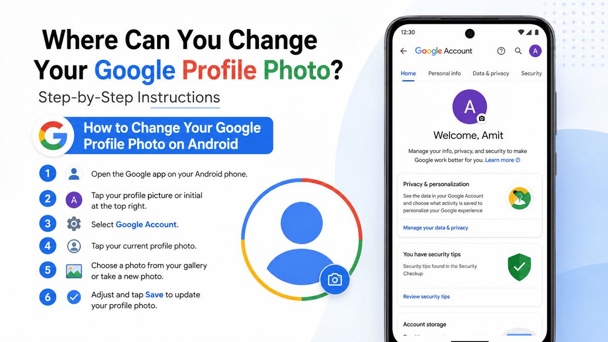 How to Change Your Google Profile Photo on Android